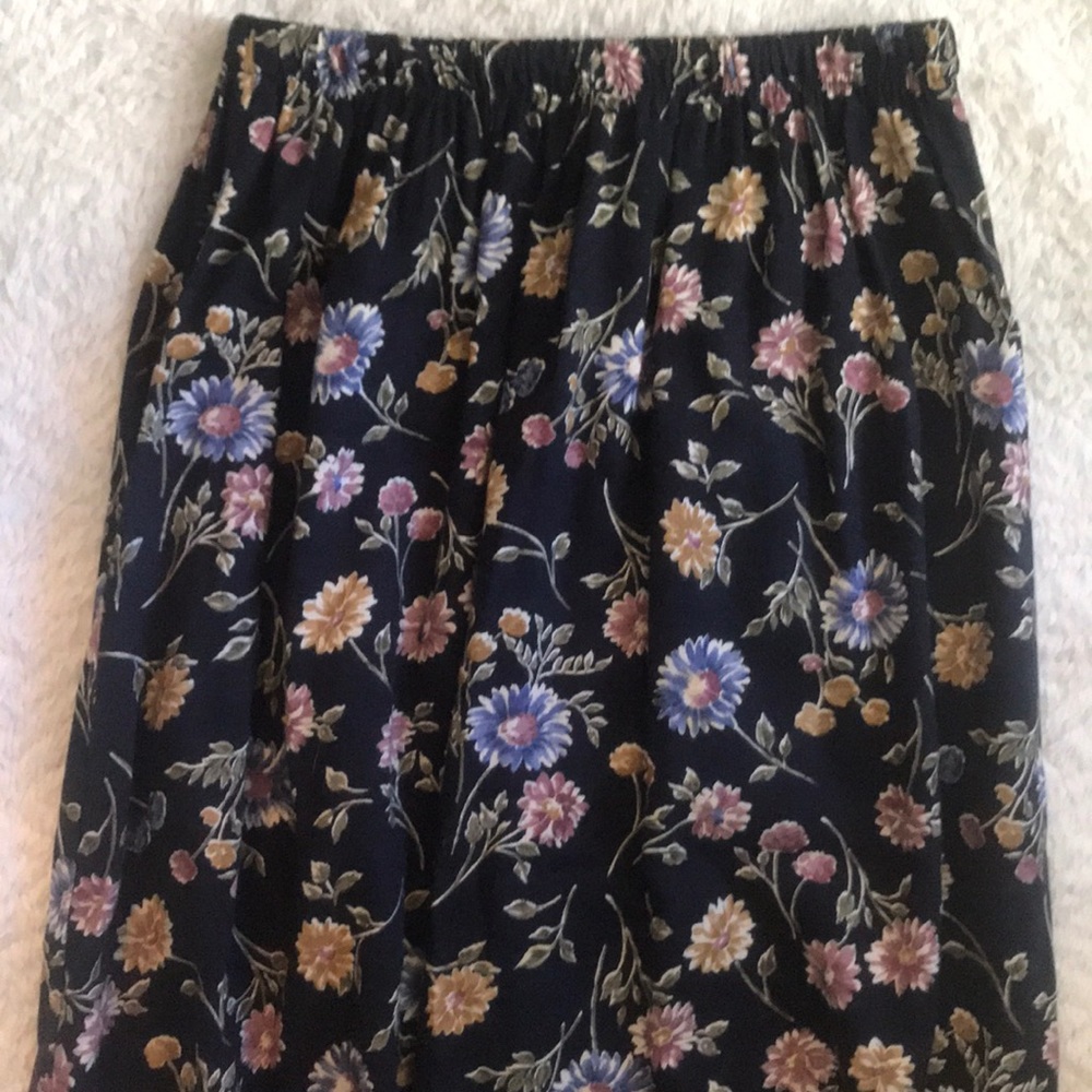 Vintage Floral Skirt